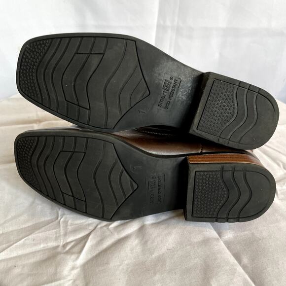 Smartfit Youth Size 1 Boots square toe 138053/194 brown - Picture 3 of 5